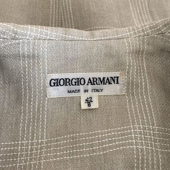 Giorgio Armani Linen Tuxedo Style Jacket - Picture 10 of 16